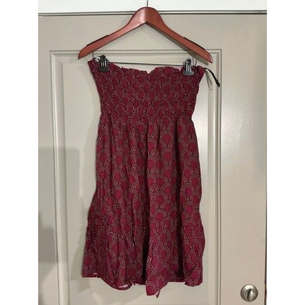 La Mer Luxe Izzy Dress in Cannes Crimson Black Sz M NWT ***